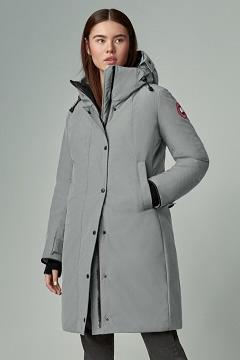 Chamarras Canada Goose Mujer Outlet - Sherbrooke Abrigos Grises ND5698734